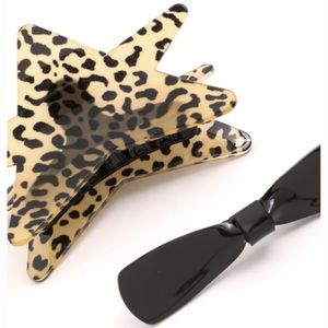 Accessories - Leopard Print Star Hair Clip Set Accessories - Leopard Print Star Hair Clip Set